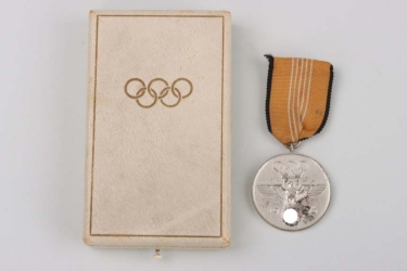 German Olympic Commemorative Medal in case