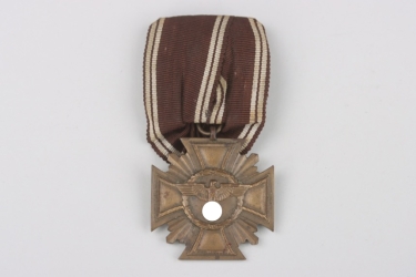 NSDAP Long Service Award 1st Class (bronze) on medal bar
