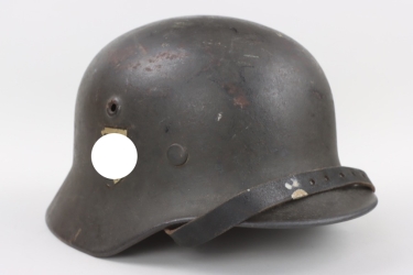 Waffen-SS single decal M40 helmet - Q64