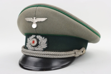 Heer mountain troops visor cap for officers