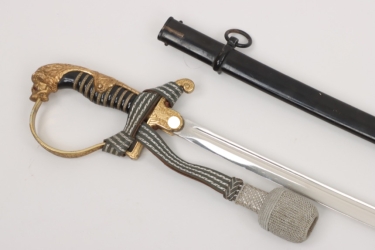 Heer lion head officer's sabre with portepee - Eickhorn