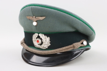 Gebirgsjäger Hptm. Weiss - officer's visor cap - Sporthauser Glaser