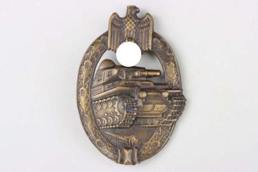Tank Assault Badge in Bronze "A. Scholze"