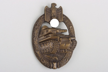Tank Assault Badge in Bronze "AS in triangle"