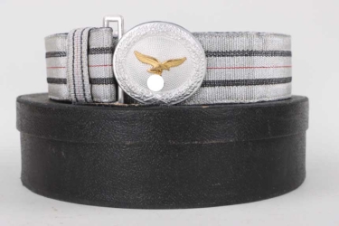 Luftwaffe officer's dress belt and buckle in case - mint