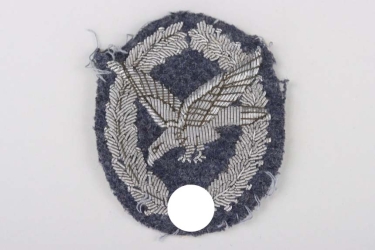 Air Gunner & Flight Engineer Badge without Lightning Bolts - cloth type
