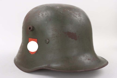 Police/SD/SSM18 helmet (transitional) mit einem Abzeichen - Si.66