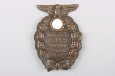 1931 SA Braunschweig badge (tinnie)