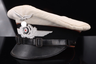 Luftwaffe signals white visor cap EM/NCO (summer)