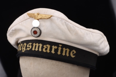 Kriegsmarine sailor's cap with extra white top