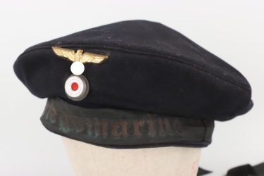 Kriegsmarine sailor's cap - named