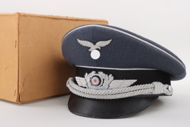 Luftwaffe "mint" visor cap for officers in box