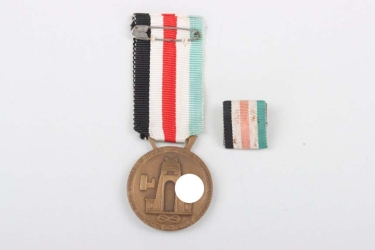 Italian-German Medal for the African campaign with ribbon bar