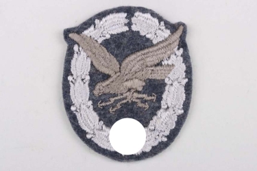 Air Gunner & Flight Engineer Badge with Lightning Bolts - cloth type (mint)