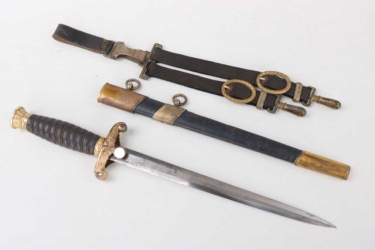 M37 Water Customs officer's dagger with hangers and belt loop - Alcoso