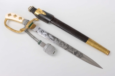 Forestry hunting dagger with frog and portepee - Eickhorn