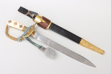 Forestry hunting dagger with portepee & knot - Alcoso