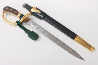 Forestry hunting dagger with frog and portepee - Eickhorn