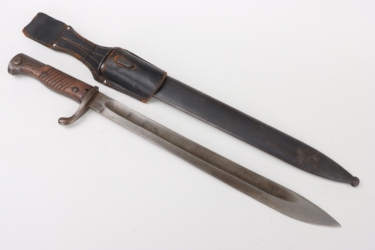 Prussian bayonet 98/05 with frog - WKC ("RLM" marked)