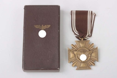 NSDAP Long Service Award 1st Class (bronze) with case - M1/142