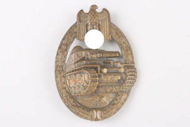 Tank Assault Badge in Bronze "O. Schickle"