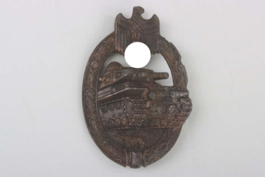 Tank Assault Badge in Bronze "AS in triangle"
