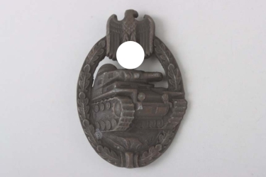 Tank Assault Badge in Bronze "W.Deumer"