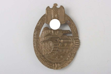 Ofw. Lohde - Tank Assault Badge in Bronze - tombak