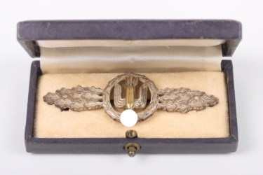 Wachtmeister Lämmer - Squadron Clasp for Bomber Pilots in Silver in case - R.S.S.