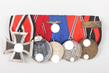 Wehrmacht 5-place medal bar
