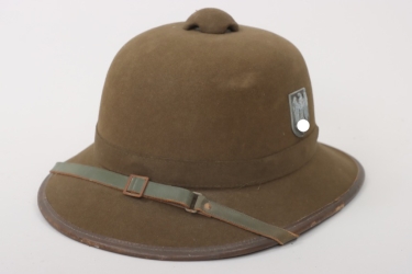 Wehrmacht double decal Tropical pith helmet - 1942