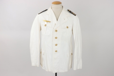 Kriegsmarine white summer tunic - Torpedomechaniker