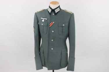 Heer Gebirgsnachrichten field tunic for a Hauptmann