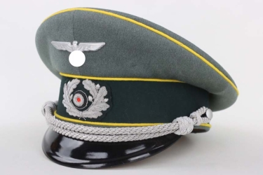 Heer Signals visor cap for officers