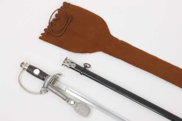 SS leader's sword "Degen" with portepee & cloth bag