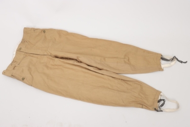 Waffen-SS tropical straight trousers + maker's tag