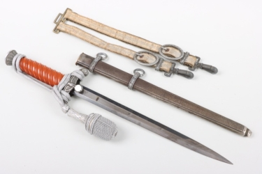 M35 Heer officer's dagger with hangers and portepee - SMF