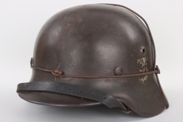 Heer M40 single decal helmet with wire