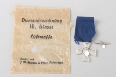 Luftwaffe Long Service Award 2nd Class for 18 years with bag