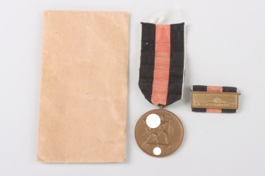 Spange "Prager Burg" zur Medaille zur Erinnerung an den 1. Oktober 1938