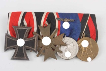 Wehrmacht 4 place medal bar
