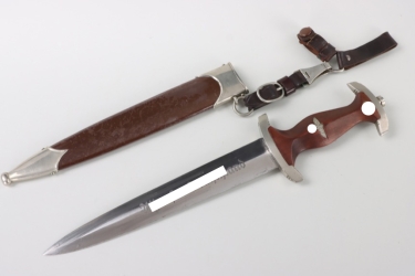 Early M33 SA Service Dagger "Th" with 3-piece hanger - Heller