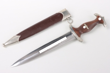 Early M33 SA Service Dagger "Nrh" with double-sided etched blade - ASSO