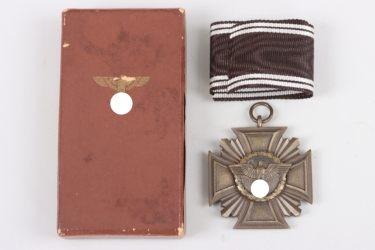 NSDAP Long Service Award 1st Class (bronze) with case - M1/142