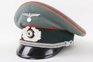 Heer artillery visor cap for officers with fresh-air cockade  - EREL "Frischluft"