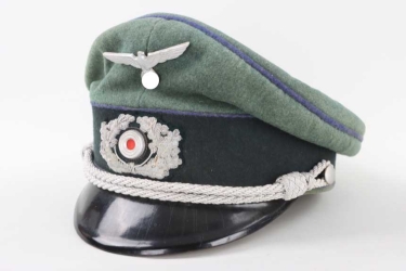 Heer medical corps visor cap for officers