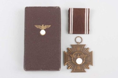 NSDAP Long Service Award 1st Class (bronze) with case