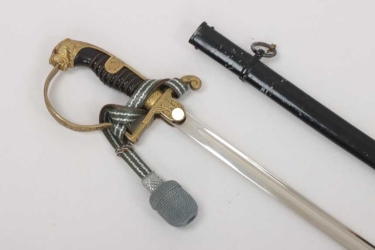 Heer lion's head sabre for officers with portepee - Eickhorn