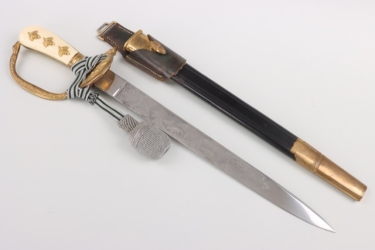 Forestry hunting dagger with portepee & frog - WKC