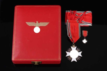 Order of the German Eagle, Merit Cross 1. Class in case with miniature - 21/900